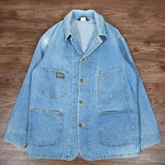 OSH KOSH　オシュコシュ　B'GOSH　70s　カバーオール　デニム　アメリカ製　ユニオンチケット　アメカジ　Mサイズ