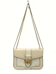 コーチ COACH チョーク バッファロー エンボスド レザー ペブルド レザー チェーンショルダーバッグ 6924 ベージュ BAG カバン カバン 鞄