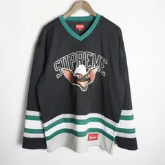 新品 国内正規22AW Supreme シュプリーム Gremlins Hockey Jersey グレムリン ギズモ ホッケー ジャージ シャツ サイズM 本物 黒1104P♪