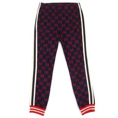 美品△GUCCI グッチ 496920 コットン100％ GGジャガード トラック