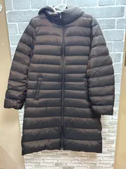 【G5-49】◇ UNIQLO サイズL ULTRA LIGHT DOWN 茶色　レディース