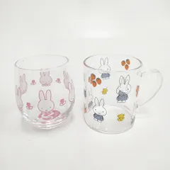 miffy 未使用品 ハウステンボス30周年 ミッフィー&ストロベリー 耐熱マグカップグラス 2点セット グラス クリア レディース ミッフィー【中古】6-0204G◎