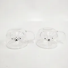 miffy 未使用品 ボリス バーバラ ダブルウォールグラス 2点セット グラス クリア レディース ミッフィー【中古】6-0204G◎