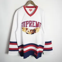 新品 国内正規22AW Supreme シュプリーム Gremlins Hockey Jersey グレムリン ギズモ ホッケー ジャージ シャツ サイズM 本物 白1104P♪