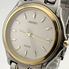 SEIKO 8J41-6020 セイコー DOLCE ドルチェ クォーツ TITANIUM チタン　メンズ 腕時計 稼働品 電池交換済　腕周り大【X33】