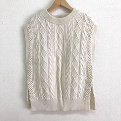 美品》DEMYLEE デミリー欲しいコットンニットベスト ロンハーマン