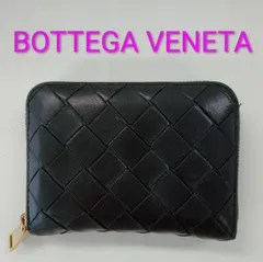 AQB24 ボッテガヴェネタ マキシイントレチャート コインケース 小銭入れ ゴールド金具