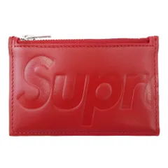 しょう様 新品Supreme レザー ケース レッド 2026年最新】Supreme Leather Zip Card Holderの人気アイテム - メルカリ