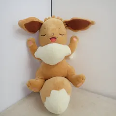 ポケモンセンター もっちりぬいぐるみ Pokemon Sleep おやすみイーブイ 紙タグ付き 2024