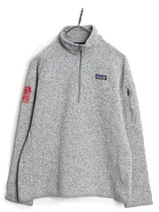 【お得なクーポン配布中!】 パタゴニア ベターセーター ハーフジップ レディース L / 16年製 フリース セーター アウトドア 裏起毛 プルオーバー ブルゾン 企業物 灰