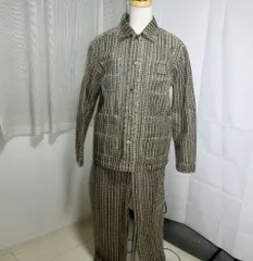 美品 マーク・ジェイコブス MARC JACOBS モノグラム セットアップ シャツ ジャケット 2022年SSコレクション