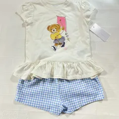 【90cm】ベビー（女の子）ベア　セットアップ