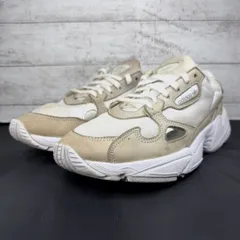 ADIDAS FALCON W アディダス ファルコン ダブリュー ホワイト ベージュ 白 24.0cm レディース スニーカー B28128 L04579