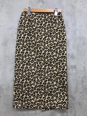 Ungrid アングリッド 111850852001-01 レオパード タイト スカート sizeM/ベージュ系 ■■ レディース