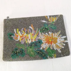 総ビーズ クラッチバッグ アンティーク ヴィンテージ 和装バッグ 299