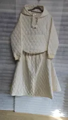 D N A キルティング フード スカート セット