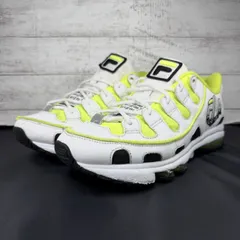 MSGM X FILA - SILVA SNEAKER エムエスジーエム×フィラ-シルバー スニーカー ホワイト イエロー 白 黄 28.5cm メンズ スニーカー 2740MS0125F 298-06 L04547
