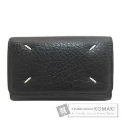 MaisonMargiela メゾン・マルジェラ ロゴ キーケース レザー レディース [中古]