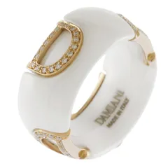 ダミアーニ Dアイコン ダイヤモンド リング 指輪 12号 ホワイトセラミック ダイヤモンド レディース  Damiani  中古 ダミアーニのサムネイル