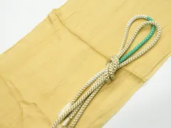 【一輝堂】和装小物 帯揚げ帯締めセット 帯揚 帯締 丸組 美品 26w02-1628