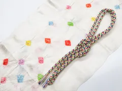 【一輝堂】和装小物 帯揚げ帯締めセット 帯揚 帯締 絞り 丸組 26w02-1641