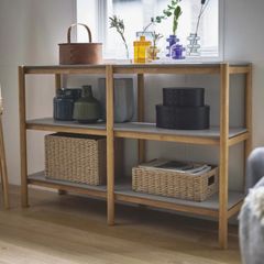 無印良品 スタッキングシェルフ ワイド 2段＋追加ワイド2段