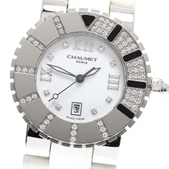 ショーメ Chaumet W0621N-24C クラスワン デイト ダイヤベゼル クォーツ ボーイズ _941251のサムネイル