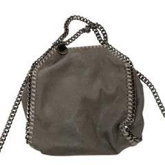 良品 Stella McCartney ステラマッカートニー ファラベラ タイニーチェーンショルダーバッグ グレー レディース 古着 中古 USED
