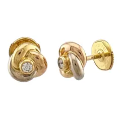 カルティエ ベビートリニティ ピアス 18金 K18イエローゴールド ダイヤモンド レディース  CARTIER  中古 カルティエのサムネイル