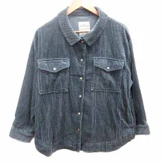 スタディオクリップ Studio Clip ジャケット コーデュロイ 長袖 F チャコールグレー /YK