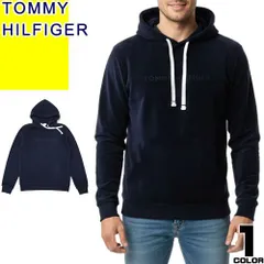 トミーヒルフィガー TOMMY HILFIGER パーカー メンズ プルオーバーパーカー 起毛 ボア 部屋着 ロゴ 刺繍 大きいサイズ おしゃれ 紺色 ネイビー PLUSH LOUNGE HOODIE 09T4533