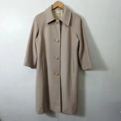 PIERRE BALMAIN ピエールバルマン ウール ロング コート シンプル アウター ベージュ系 11-109 B474のサムネイル