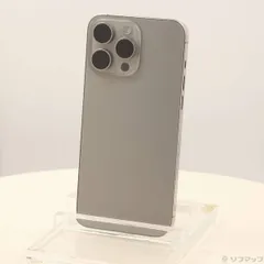 ソフマップ 〔中古品〕 iPhone15 Pro Max 512GB ナチュラルチタニウム MU6W3J／A SIMフリー【377】