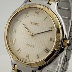 SEIKO 5E31-6E80 セイコー DOLCE ドルチェ クォーツ　メンズ　ボーイズ　腕時計 稼働品 電池交換済【X36】