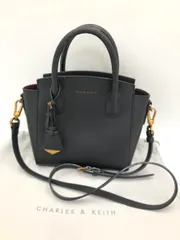 CHARLES & KEITH チャールズ＆キース 2WAY ハンド ショルダー バッグ ブラック ■■ レディース
