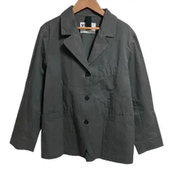 未使用 24SS MHLマーガレットハウエル WASHED COMPACT COTTON ジャケット 595-4120500 サイズ2 グレー レディース 古着 中古 USED