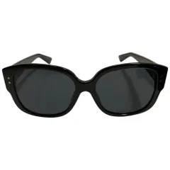 良品 Christian Dior クリスチャンディオール Lady Dior StudsF ゴールドスタッズ サングラス 8072K ブラック レディース 古着 中古 USED