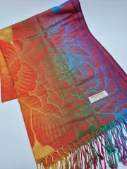【used品】美品！PASHMINA レディースストール パシュミナ100%