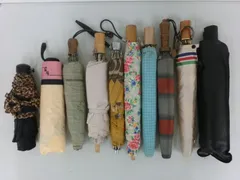 【TAKA72-40】☆未検品　『折りたたみ傘　10本セット』　まとめ売り　雨傘　日傘