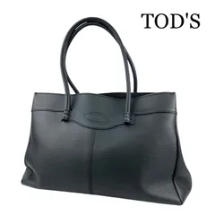 TOD’S トッズ　MOCASSINO トートバッグ　レザートート　ブラック　レディース