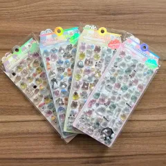 4点セット 海外正規品 オバケーヌ 3D FUN  STICKERS