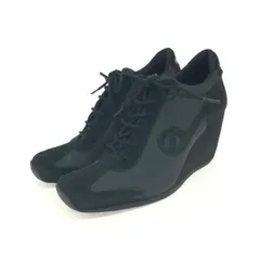 NO NAME ノーネーム ヒールシューズ 表記サイズ:37 ナイロン×スエード    ブラック レディース / 240002232671