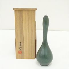 d431花入 青磁 象耳 墨田 金太漢 木箱 茶道具 古物 - メルカリ