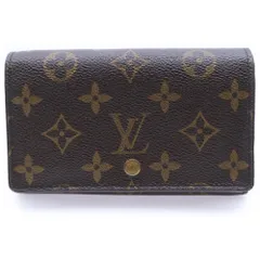 LOUIS VUITTON (ルイヴィトン) モノグラム ポルトモネビエトレゾール ショートウォレット 二つ折り財布 ブラウン M61730 CT0073