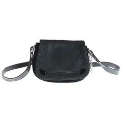 Cartier (カルティエ) マルチェロ ドゥ カルティエ SM パイソン柄 2WAY ショルダーバッグ ブラックのサムネイル