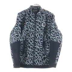 HYDROGEN (ハイドロゲン) 幾何学模様 ゴルフウェア ジャケット ブラック/ホワイト