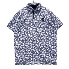 stringa ストリンガ 花柄 半袖ポロシャツ stringa ストリンガ 花柄 半袖ポロシャツ - メルカリ