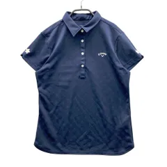 サイズ：LL CALLAWAY キャロウェイ  半袖ポロシャツ 刺繍 花柄 ネイビー系 [240101567692] ゴルフウェア レディース ストスト