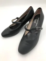 ORiental TRaffic オリエンタルトラフィック オフィス ビジネス ミドルヒール パンプス size37/黒 ■■ レディース