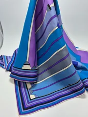 【used品】EMILIO PUCCI レディーススカーフ シルク100% MADE IN ITALY